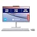 Lenovo A100 Computer desktop All-In-One, Display 24' FHD, Intel N100, RAM 8GB, 512GB SSD, 2x Altoparlanti, WiFi 6, Windows 11 Home, Tastiera + Mouse Wireless - Cloud Grey