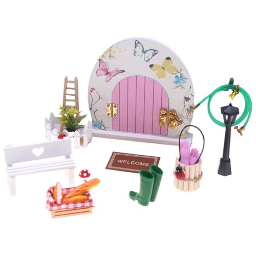 Porte de jardin féérique pour animer une étagère vide avec des figurines miniatures
