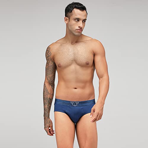 Image of Zoiro Men's Brief | Soft Band | Soft No-Marks Elastic | Breathable Innerwear | Pack of 1 | Color May Vary