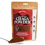 SHROOMWELL Chaga Mushroom Powder - Wild Harvested Chaga Powder from Estonian Forests. Chaga Mushrooms Powder with Antioxidants for Chaga Tea and Chaga Coffee (3.5 oz)