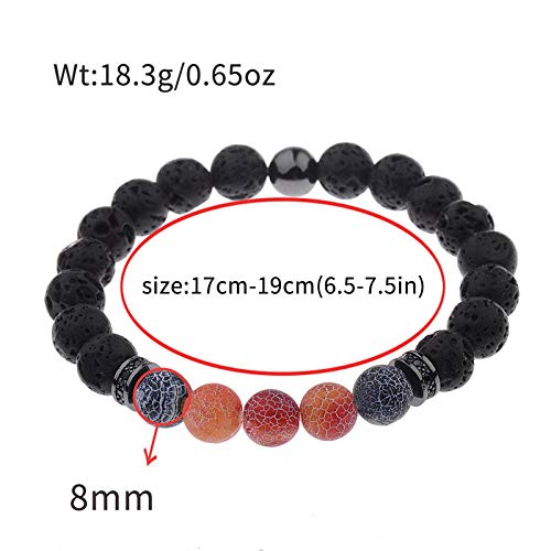 Pure lava rock en bijoux de vêtements pour le style étudiant de mode - 5