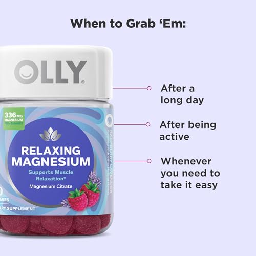 image for OLLY Relaxing Magnesium Gummies, Supports Muscle Relaxation*, Magnesiu