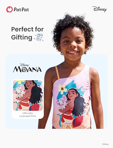 Image of Disney Stitch Frozen Marvel Minnie Mouse Girls Swimsuits Ruffle One Piece Bathing Suits UPF 50 Swimwear Quick Dry Size 2-13Y