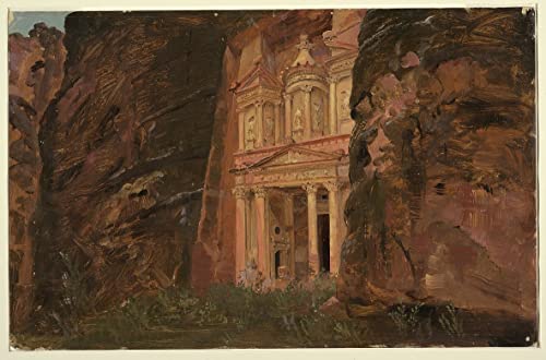 Toile moderne Petra El Khasneh pour sublimer la décoration murale de votre salon