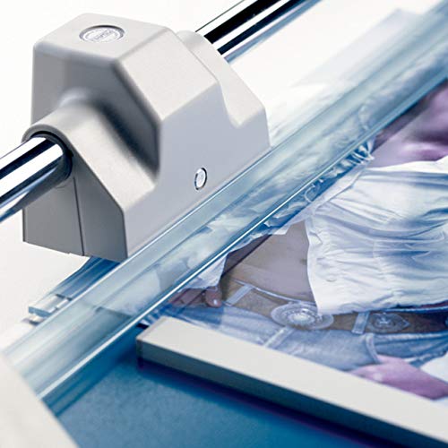 Dahle 556 Professional Rolling Trimmer, 37 3/4" Cutting Length, Cuts Up To 14 Sheets Of Paper At A Time, Self Sharpening Blade Cuts In Either Direction, Automatic Paper Clamp Holds Work Securely #TOP7