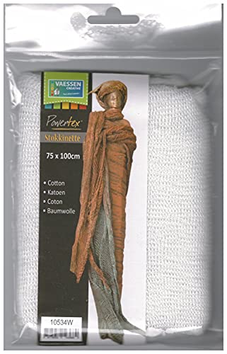 Powertex pow0043 Stockinette 1 m White/Cotton / 1 m