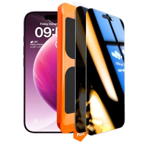 Image of TOCOL for 18 Pro Privacy Screen Protector, Easy Installation