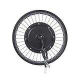 Electric Bike Conversion Kit, 48V 2000W Electric Bicycle Rear Wheel Hub Motor Kit for 20 * 4 inche Wheel Sizes, 5-Speed Gears, Fixed-Speed Cruise, LCD Display, Intelligent PAS Sensor