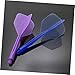 HOLIDYOYO 6Pcs Transparent Dart Flights Wings Fine Thread Accessories for Sports Red Black Blue Purple Pink White Each
