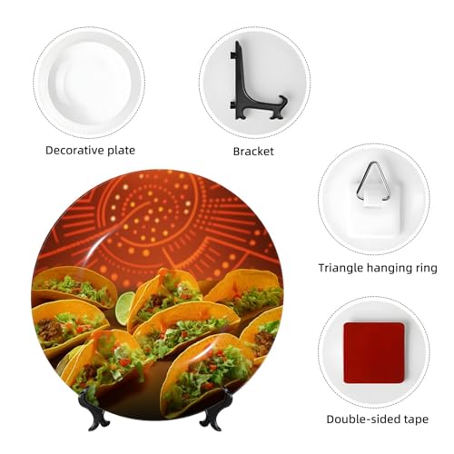 Assiette décorative pour mur de maison et bureau chic - 5