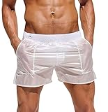 trajes de baño caballero walmart Bañadores hombre con cintura elástica, fácil de poner y quitar, forro de malla, prácticos bolsillos en ambos lados de los pantalones, almacenamiento de teléfonos celulares, llaves, etc.
