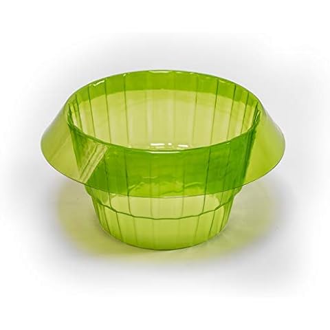 UPP Salatringe Set | Effektiver & natürlicher Schneckenschutz für Salat und Kohl | Schneckenabwehr ohne Chemie | Schneckenkragen aus Plastik | Schneckenschutzringe in grün | Ø19 x 12 cm [10 STK.] Cover