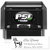 Starlit Skydancer Magical Unicorn Return Address Stamp - Pre-Inked, Durable & Unique Design for Unicorn Enthusiasts - Ideal for Personalizing Envelopes, Invitations, and Gifts - Magical Unicorn Stamp