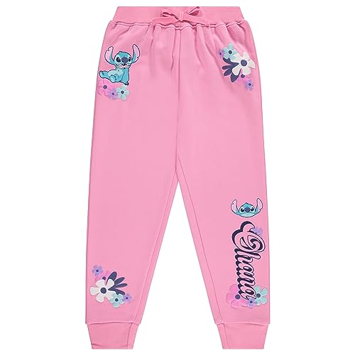 Image of Disney Girls Lilo & Stitch Clothing Set - Stitch Sweatshirt Hoodie and Jogger - 2-Piece Outfit Set - Sizes 4-16