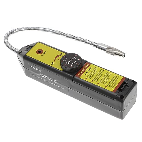 FOYTOKI Portable Car Ac Refrigerant Leak Detector HVAC Air Condition Halogen Leak Tester Refrigerant Detector HVAC Tools