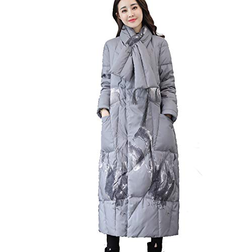 Doudoune femme dames d'hiver veste plus épaisse et moyenne longue