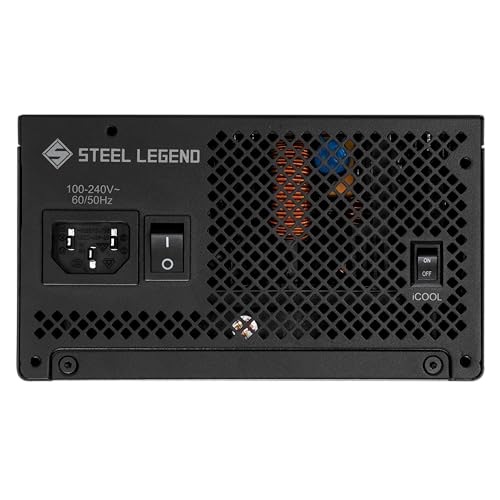 Image of ASRock Steel Legend 650W Power Supply ATX 3.1 PCle iCOOL Full Modular 10 Years Warranty 135 mm FDB Fan SL-650G 80 Plus Gold Cybenetics Platinum Japanese Capacitor 5V Boost