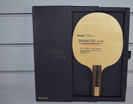 NITTAKU Poco Común Meister basaltec Outer, Recto, como Nuevo, vorführ Madera, 5 para cocinar, Peso 86,5 gr, Grosor: 6,4 mm, no Grietas o brüche, en Embalaje Original