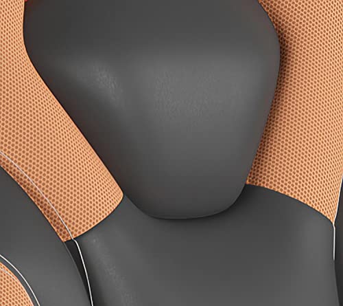 Flash Furniture X10 Gaming Chair Racing Office Computer Pc Adjustable Chair With Flip-Up Arms And Transparent Roller Wheels, Orange/Black Leathersoft #TOP6