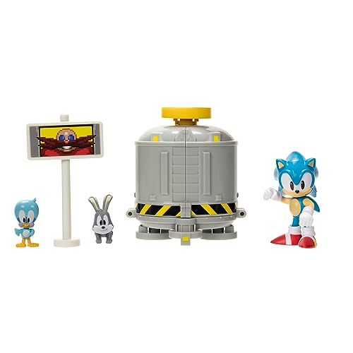 Diorama Set avec Figurine Sonic pour décorer et animer la chambre d'enfant