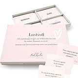 Feel Inside Lustvoll Kartenspiel für Paare & Singles – 100 Achtsame Fragen für Paare – Für Selbstreflexion, Vertrauen & Emotionale Nähe – Geschenkidee Spiele für Paare zu zweit