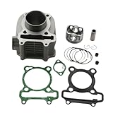 Scooter Cylinder Kit 125cc 52.4mm Compatible With Automotive Motorcycle Parts Symphony Sr 125 Orbit Jet 4 For Part Number 12100-ARA-000