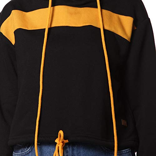 Image of PINACOLADA Women Red Crop Casual Sweatshirt