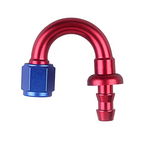 RuleaxAsi Encaixe da extremidade da mangueira de bloqueio de pressão AN4 extremidade da mangueira de