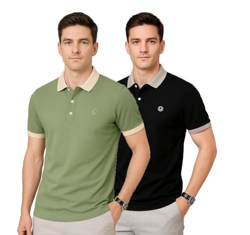 Image of Lymio Polo T Shirt for Men || T Shirt for Man || Collar T Shirt Style Men (Packs Also Available) (Polo-44-47)