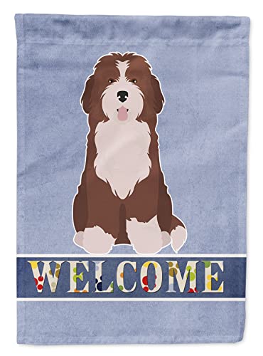Grand drapeau Bernedoodle multicolore en tissu résistant pour mât de maison - 2