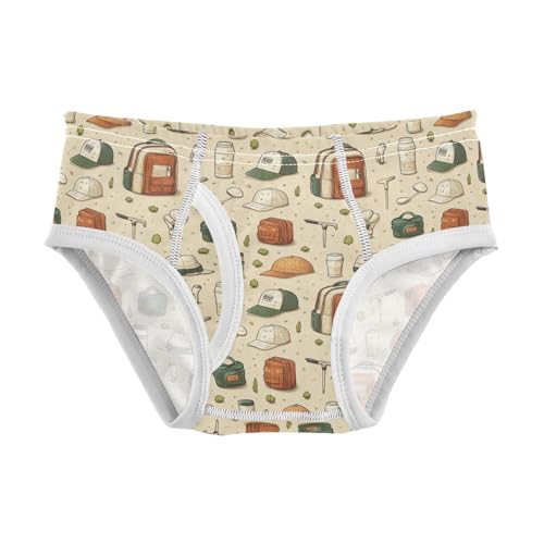 Yuiboo Boys' Underwear Pure Cotton Toddler Cotton Underwear for Kid A Father's Day in Sizes 4T