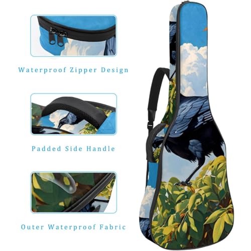 Sac pour guitare imperméable multicolore contre la pluie