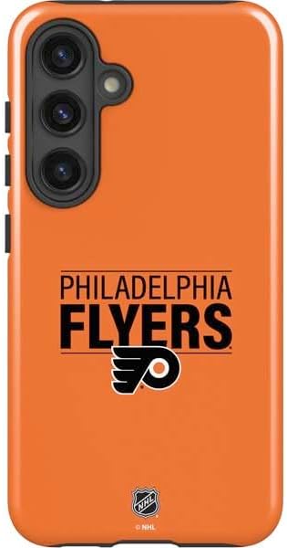 Skinit Impact Phone Case Compatible with Galaxy S24 - Officially Licensed NHL Philadelphia Flyers Alternate Jersey Design