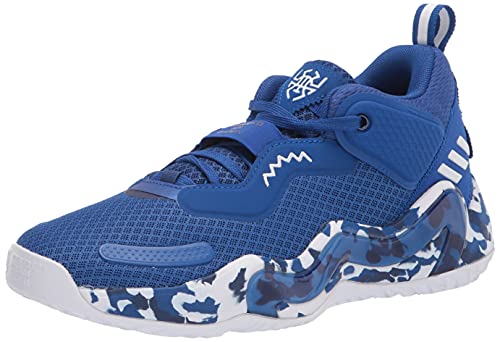 adidas Unisex D.O.N. Issue 3 Basketball Shoe, Team Royal Blue/White/Victory Blue, 10 US Men