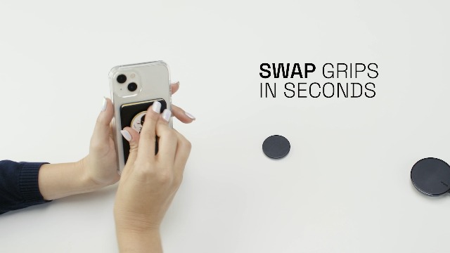 Bianco floreale PopSockets PopWallet per MagSafe Bianco floreale PopSockets PopWallet per MagSafe
