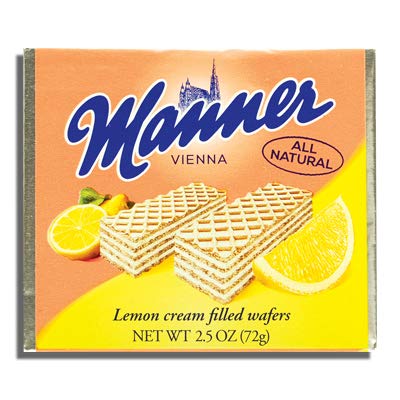 Manner Vienna - Lemon cream filled wafers (ea. 72g) 3 pack