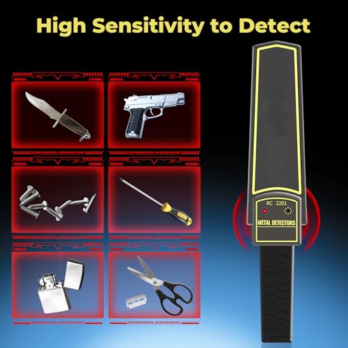 High-Sensitivity Metal Detector Wand, Portable Security Wand with Sound & Vibration Alerts for Airport, School, Event & Concert Security by EYAEAP - Used condition - Image 3