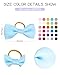 Clipband Puppy Dogs Hair Barrettes Bows with Rubber Bands,Hair Accessories Bow Pet Grooming Cute Pet Small Hair Bowkno (60pcsStyle A)