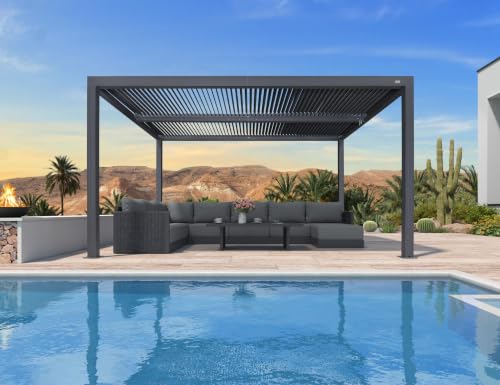 PURPLE LEAF Louvered Pergola
