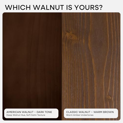 Homeforia Classic Walnut 60 inch Floating Shelf, High End Solid Real Wood Small 60inch Floating Shelves for Wall Mounted, 60in Floating Shelves, Heavy Duty Bracket, 60 X 6.5 X 1.75 inches, Set of 2