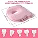 BIKBOK Baby Pillows for Sleeping Newborn, Soft Memory Foam Toddler Pillow for Newborn Prevent Flat Head, Soft & Skin-Friendly Small Pillows (Pink)