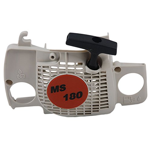 SaferCCTV Rewind Recoil Pull Starter Assembly with Start Handle Replacement for Stihl 017 018 Ms170 Ms180 Chainsaw Replacement Part# 1130 080 2100