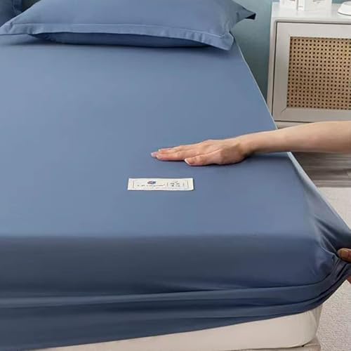 Drap housse 180x200 cm antidérapant pour grand lit