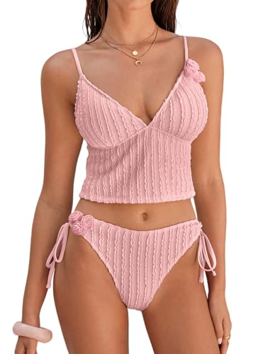 ZAFUL���f�B�[�X�^���L�j�����e�N�X�`��3D�t�����[�f�R�N���b�v�h�r�L�j����2�s�[�X�J�b�g�A�E�g����, 1-���C�g�s���N, Medium