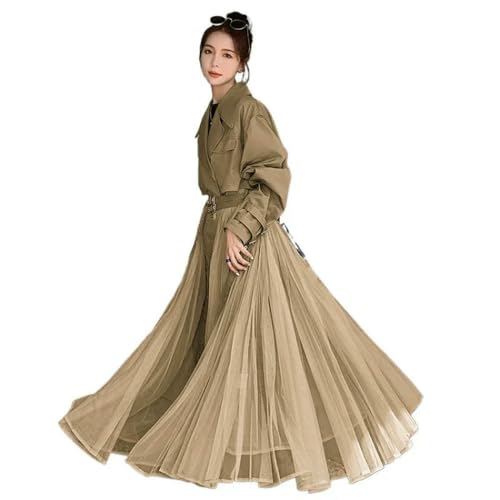 Trench coat office lady idéal pour le bureau et les sorties