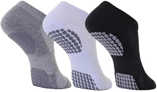 Kit 3 Pares Meias Sapatilha Antiderrapante Adulto Feminino Original Dorbe Meia Pilates Hidroginástica Yoga Masculina Masculino Unissex