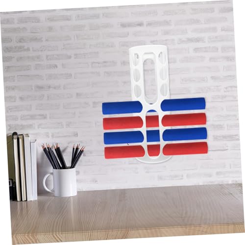 Organizador de Rollos de Vinilo con 14 Orificios para Papel de Manualidades 7