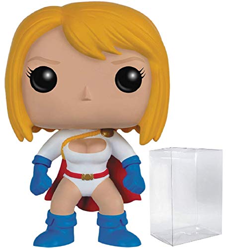 POP DC Heroes: Power Girl Funko Figura de vinilo (incluye funda protectora de caja compatible), multicolor, 3.75 pulgadas