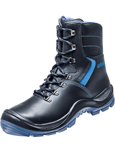 Atlas Anatomic BAU 845 XP Sicherheitschuhe Arbeitsschuhe für Herren und Damen S3 Winter, wasserdicht, Webpelz, Stahlkappe, Überkappe Weite 10 Größe 46