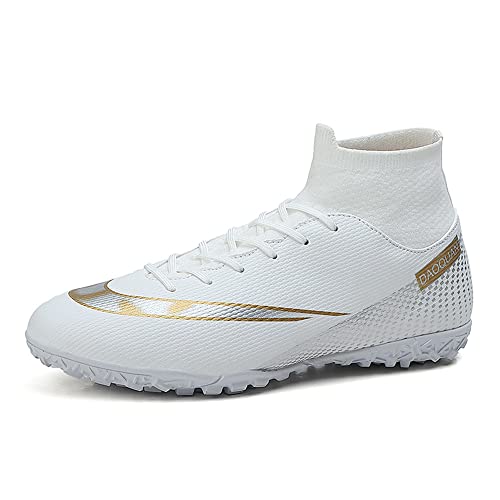 Tênis de futebol adulto unissex para meninos e adultos atlético para tênis de futebol liso firme, Br